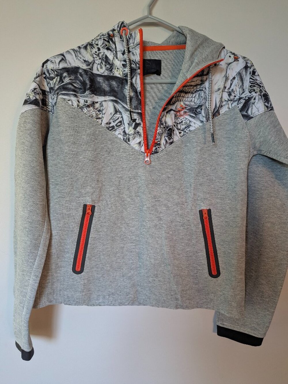 PUMA x SWASH London pullover hoodie Unisex Small Hand-drawn athletic aesthetic